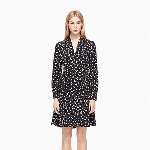 Kate Spade Blot Dot Silk Dress